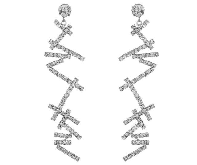 Bone Structure Hanging Earrings